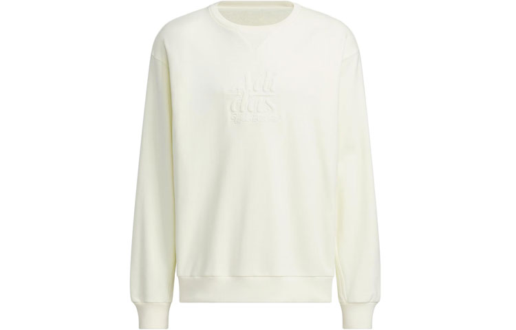 adidas Graphic Loose Fit Crewneck Sweatshirt Off-White IT3975