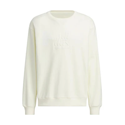 adidas Graphic Loose Fit Crewneck Sweatshirt Off-White IT3975