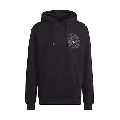 adidas Graphic Ozworld Pullover Hoodie Black HL9250