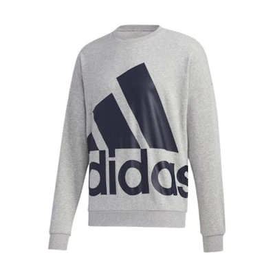 adidas Graphic Print Crewneck Sweatshirt Grey GK0620