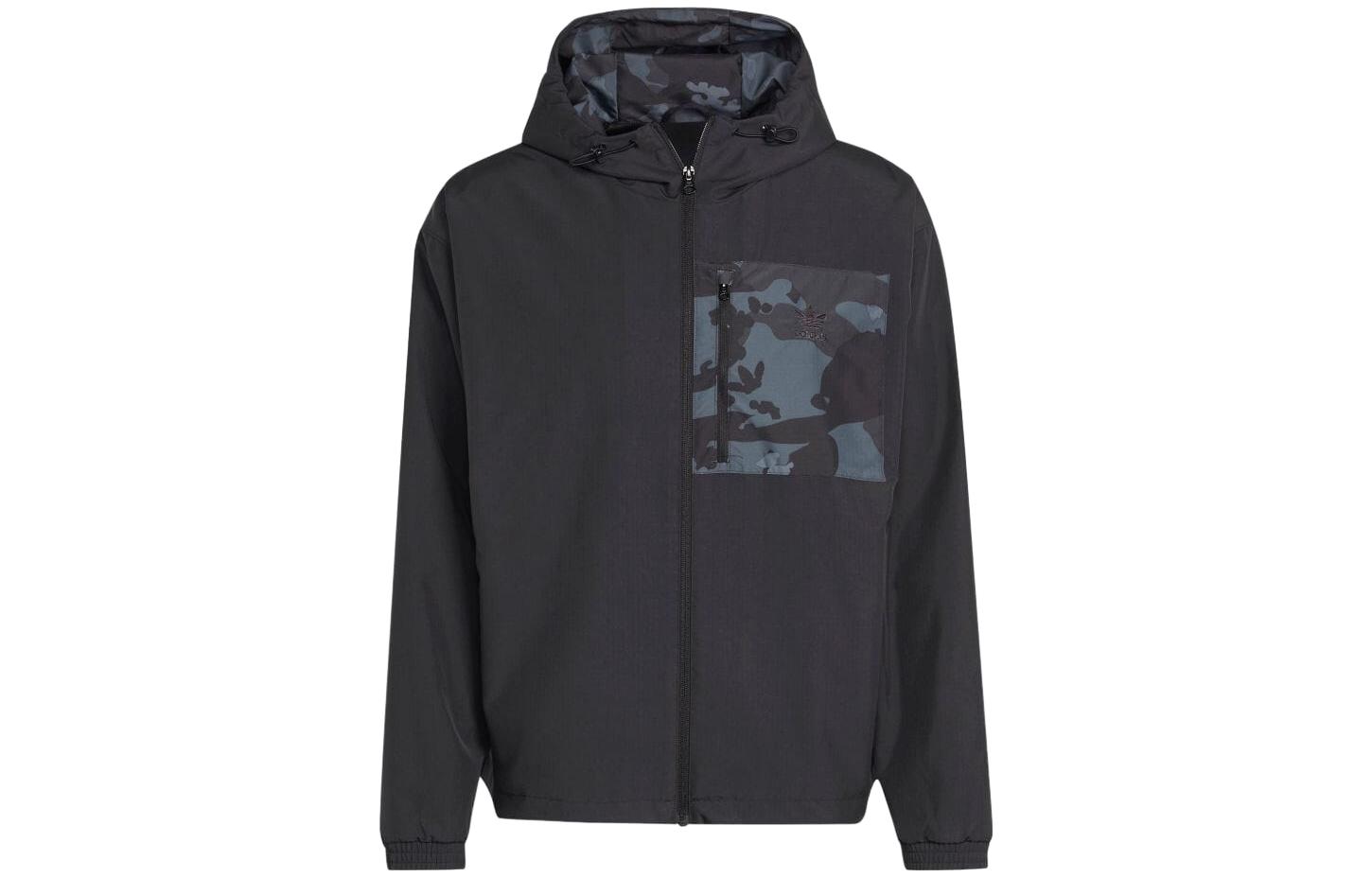 adidas Graphic Print Full-Zip Hoodie Jacket Black (Japan Edition) II8154-JAPAN