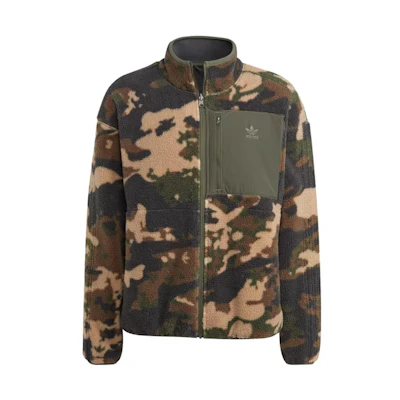 adidas Graphics Camo Reversible Fleece Jacket Shadow Green IP0279
