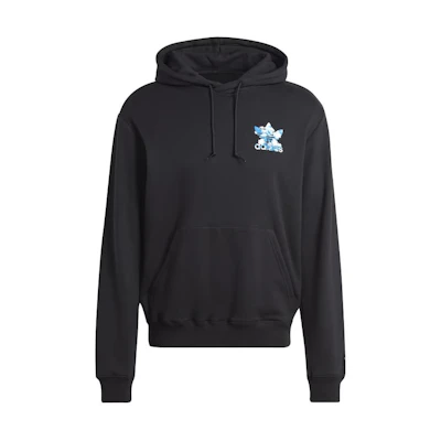 adidas Graphics Cloudy Trefoil Hoodie Black Pullover Sweatshirt II8168