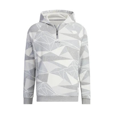 adidas Gray Half-Zip Printed Hoodie IA2623