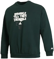 adidas Green Alphabet Graphic Sweatshirt - Warm & Comfy for Running Fitness JC6815 adidas Green Alphabet Graphic Sweatshirt - Warm & Comfy for Running Fitness JC6815