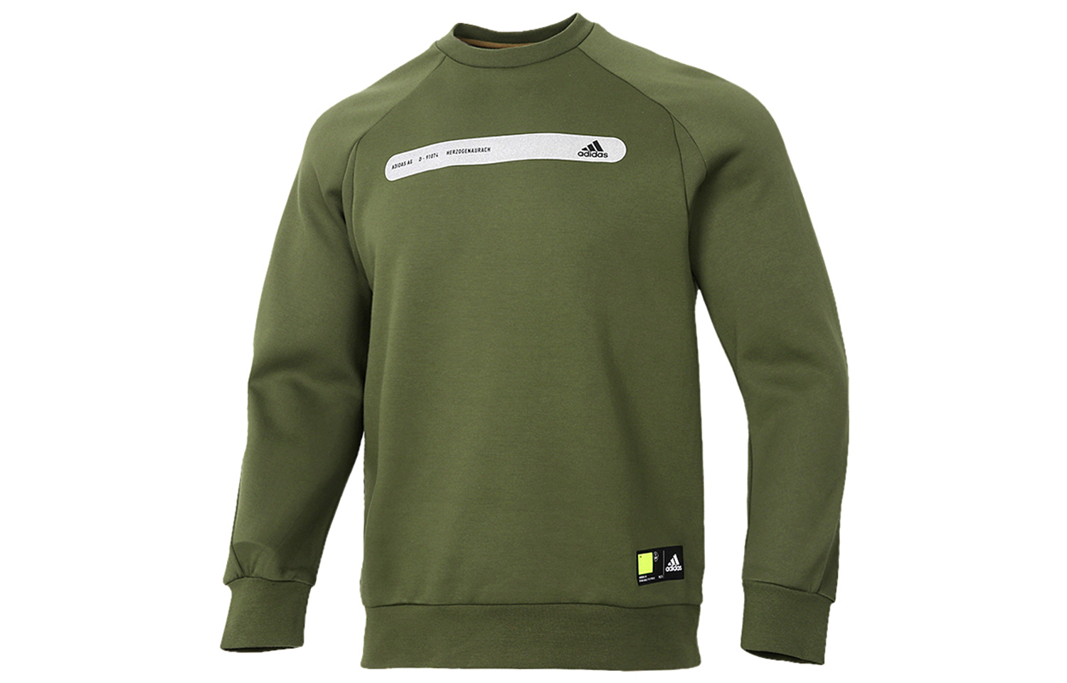 adidas Green Casual Pullover Sweatshirt GP0997