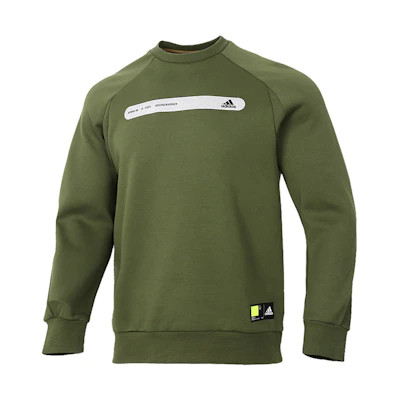 adidas Green Casual Pullover Sweatshirt GP0997
