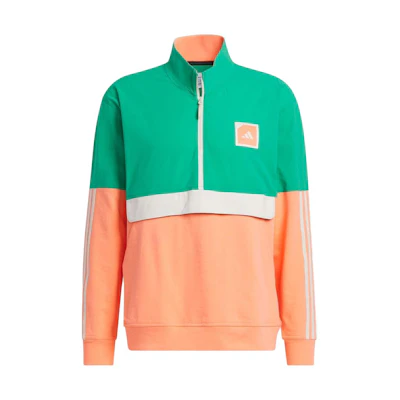 adidas Green Colorblock Striped Track Jacket HS3206