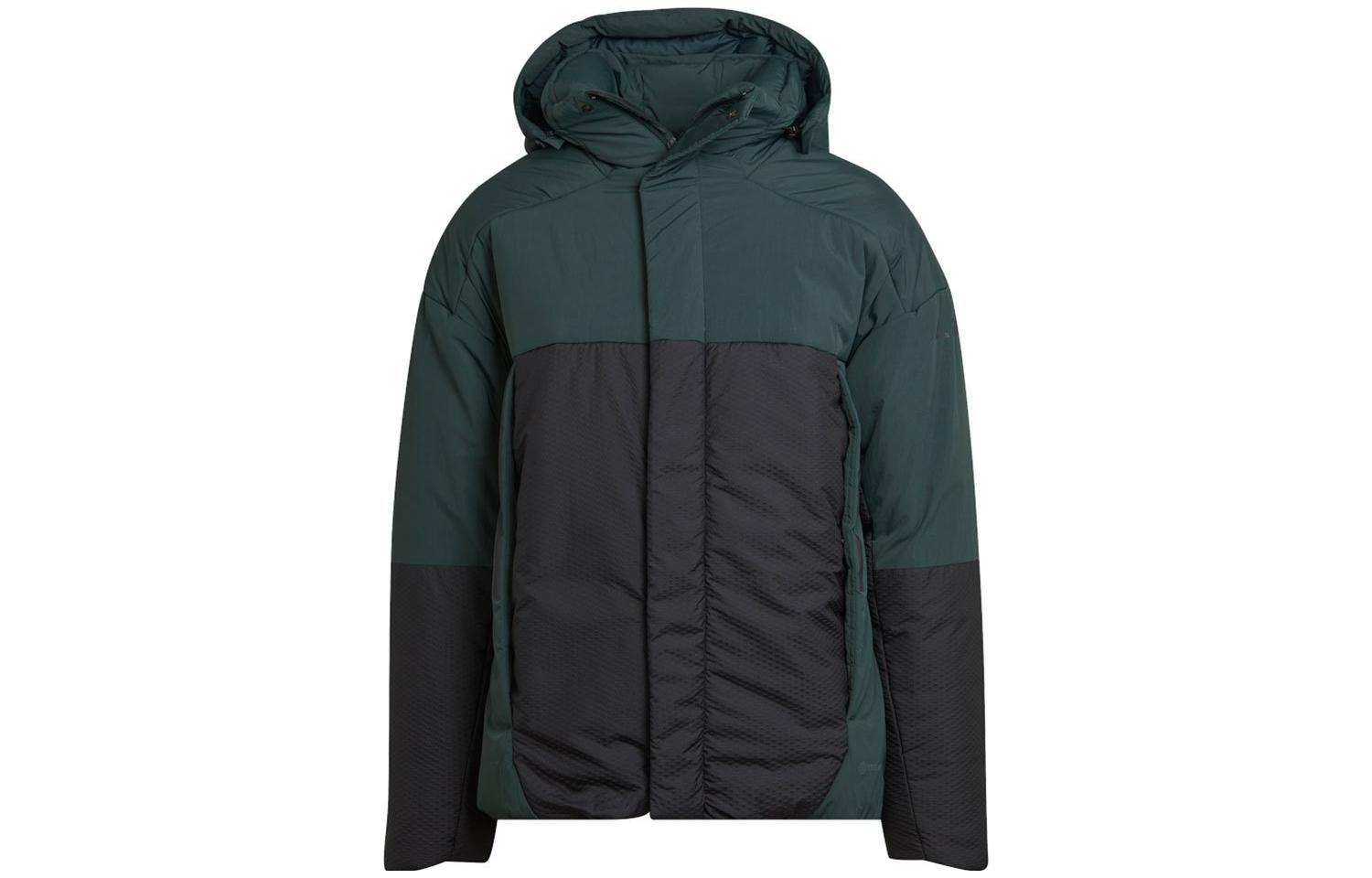 adidas Green Colorblock Zip-Up Hoodie Jacket HG6031 圖 2