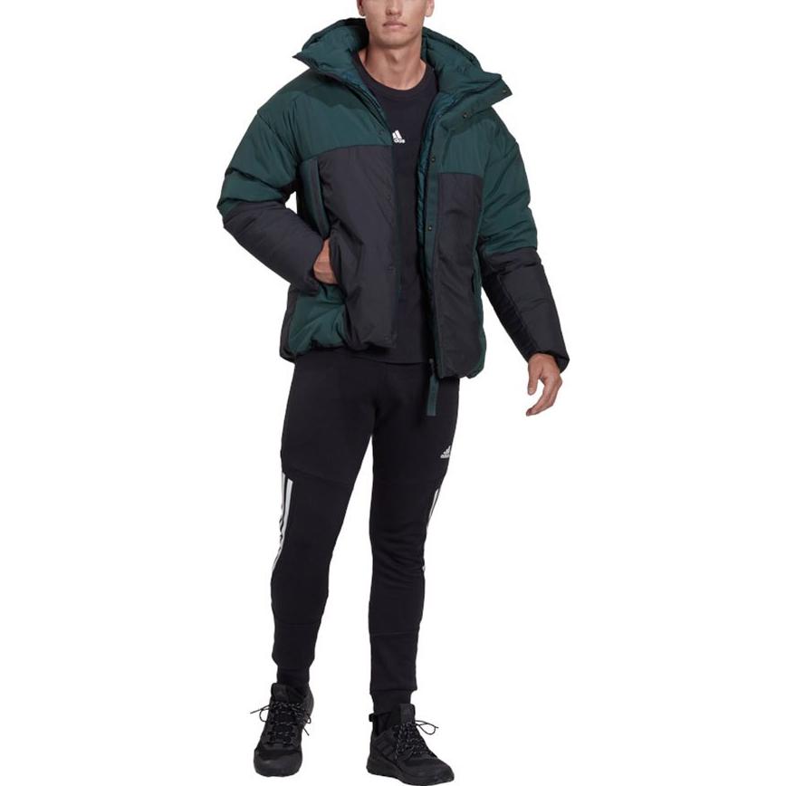 adidas Green Colorblock Zip-Up Hoodie Jacket HG6031 圖 3