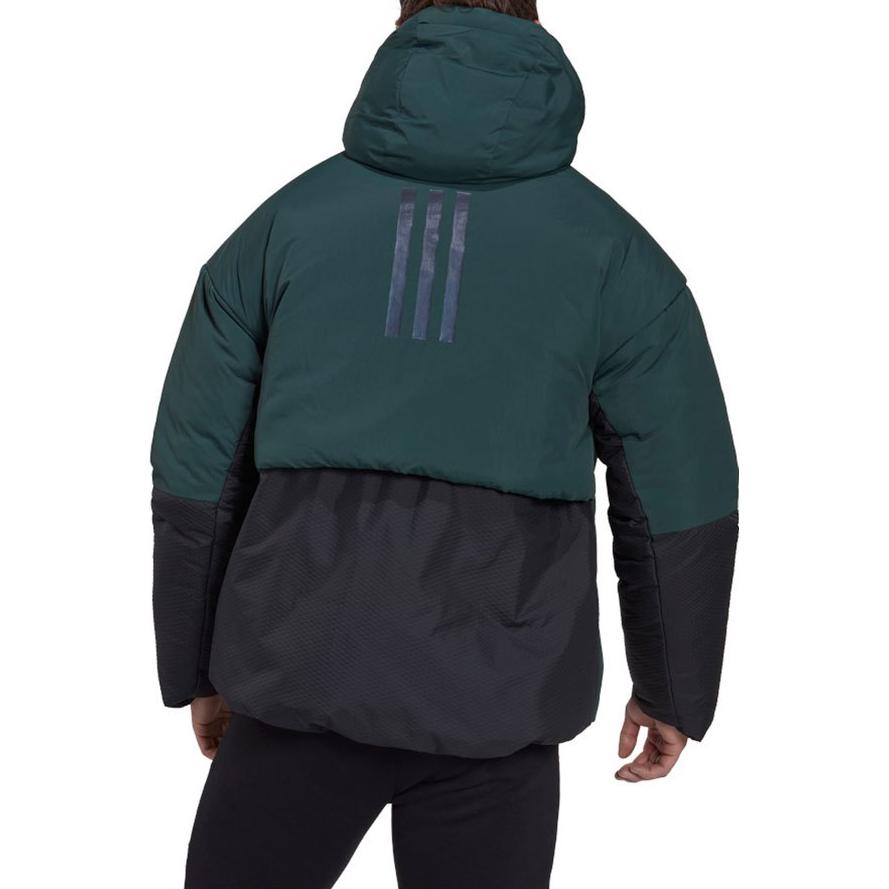 adidas Green Colorblock Zip-Up Hoodie Jacket HG6031 圖 4