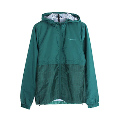 adidas Green Hooded Woven Casual Jacket CV9289