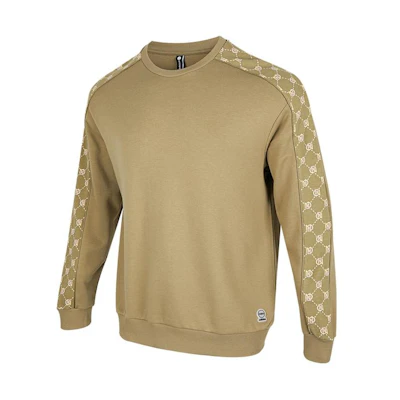 adidas Green Logo Graphic Crewneck Sweatshirt Unisex Long Sleeve HM1999