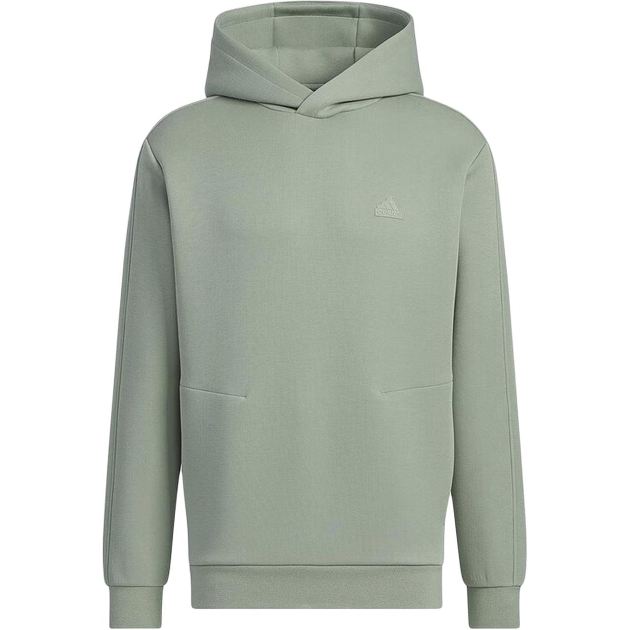 adidas Green Logo Hoodie - Versatile Fashion Sportswear Collection JE8627