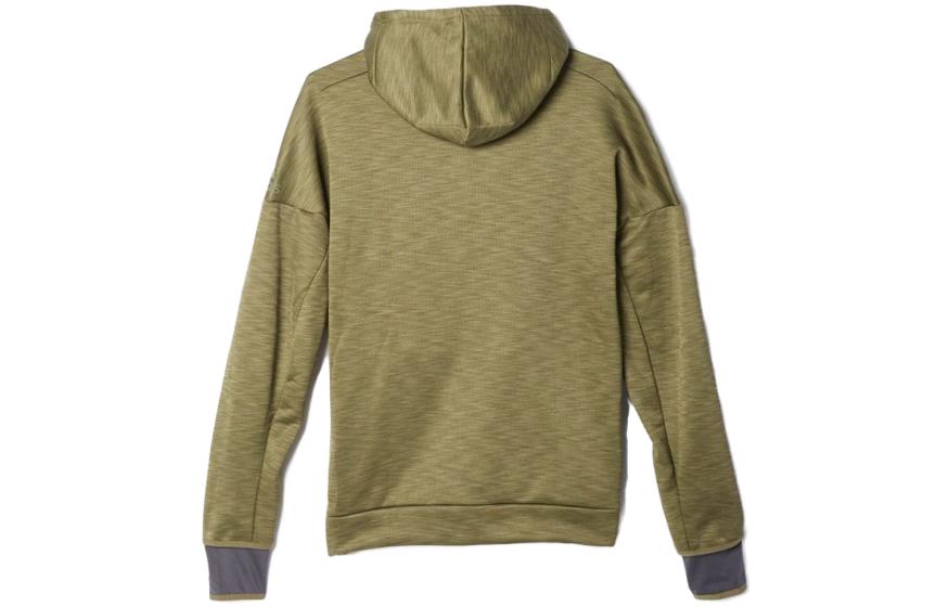 Lookbook 阿迪达斯绿色标志印花连帽拉链夹克 S94830