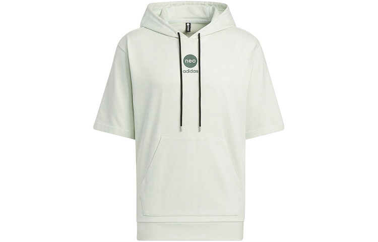 adidas Green Loose Fit Sweatshirt with Letter Cartoon Print HM2044