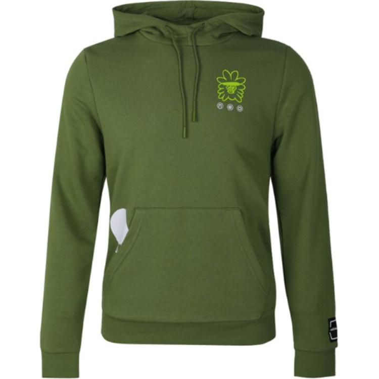 adidas Green Pullover Hoodie M RADIO W HDY FU3586