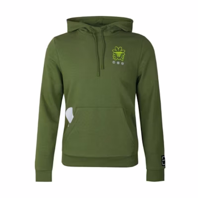 adidas Green Pullover Hoodie M RADIO W HDY FU3586