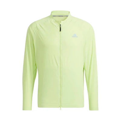 adidas Green Solid Zip-Up Stand Collar Jacket Japan Edition HB3647
