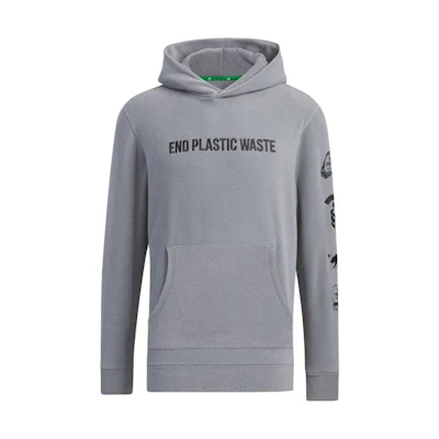 adidas Grey Graphic Logo Print Hoodie HY0945