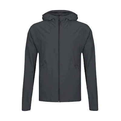 adidas Grey Windbreaker Running Training Hooded Jacket CY5483