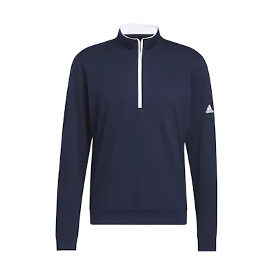 adidas Half-Zip Pullover Sweatshirt Navy Blue HR8957
