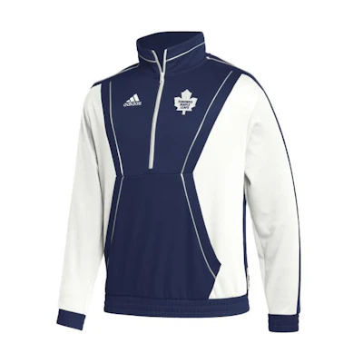 adidas Half-Zip Sweatshirt Blue with Embroidered Logo Unisex HY3093