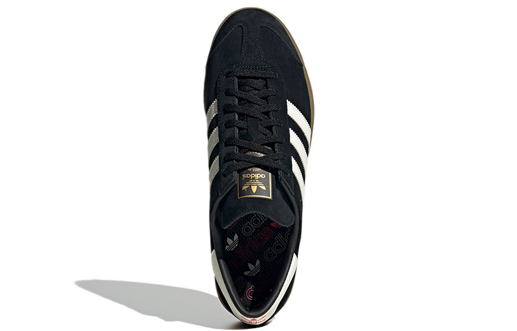 Shop adidas Originals Hamburg 板鞋 男女同款 黑色