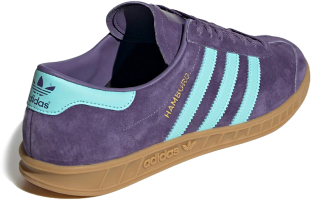 adidas originals Hamburg 低幫 板鞋 男女同款 紫藍 Shop adidas originals Hamburg 低幫 板鞋 男女同款 紫藍