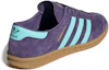 Shop adidas originals Hamburg 低幫 板鞋 男女同款 紫藍