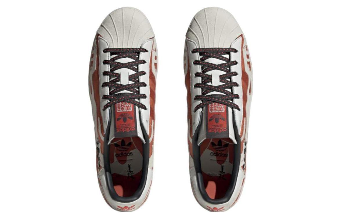 Buy adidas originals Superstar 80s x Han Meilin 'White Red' ID4378 -  Novelship