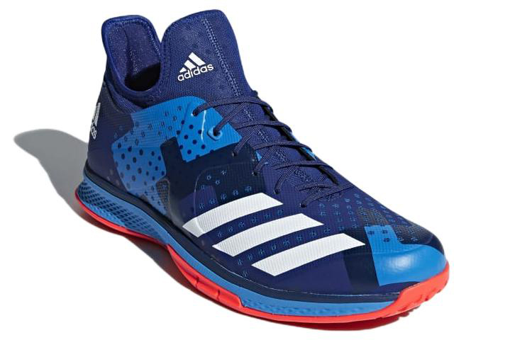 Lookbook adidas Handball Counterblast Bounce 低筒耐磨訓練鞋 藍白