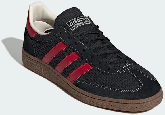 阿迪达斯 Handball Spezial 复古运动鞋「黑色/胜利红」 KJ9975 Purchase 阿迪达斯 Handball Spezial 复古运动鞋「黑色/胜利红」 KJ9975