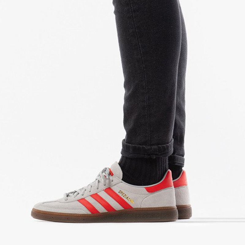 Details for adidas Handball Spezial 'Gris Hi-Res Rojo' EF5747