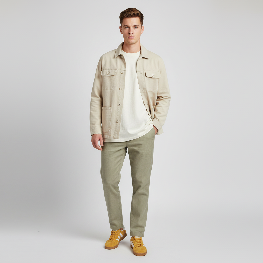 Lookbook 아디다스 핸드볼 스페지알 '빈티지 옐로우' IF7088