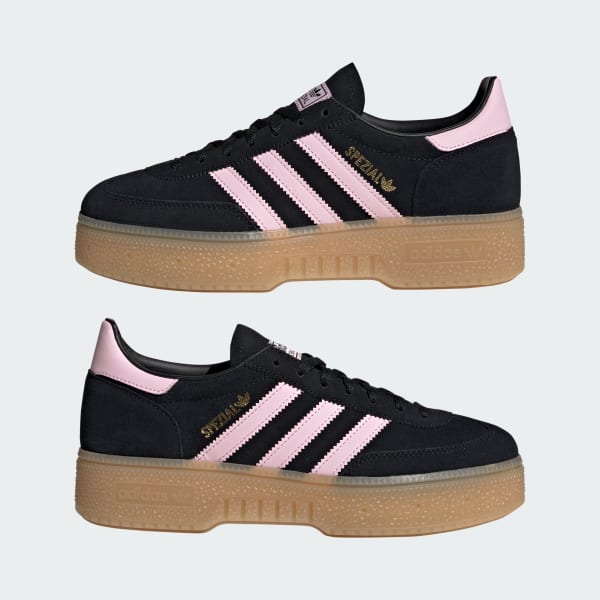 Sizing (W) アディダス ハンドボールシュペツィアル ボールド シューズ ブラック/ピンク/ガム IH9197