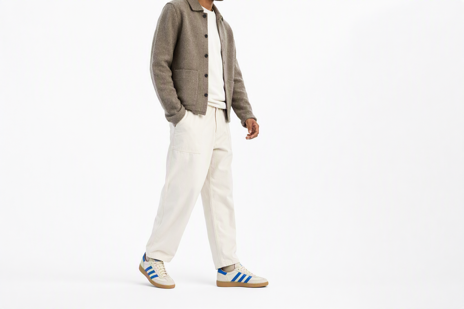 Order Adidas Handball Spezial Crème Wit/Blauw/Warm Sandsteen JS3865