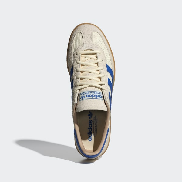 Lookbook Adidas Handball Spezial Putih Krim/Biru/Pasir Hangat JS3865