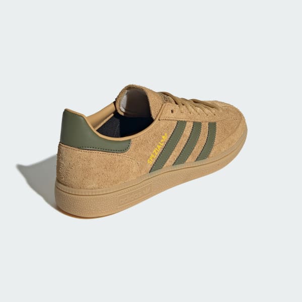 Purchase Adidas Handball Spezial Golden Beige/Focus Olive/Gum Coklat Beige/Olive/Hijau. JQ8298