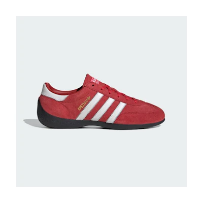 (W) Adidas Handball Spezial Lo Pro Sneakers Better Scarlet/Cloud White/Gold Metallic