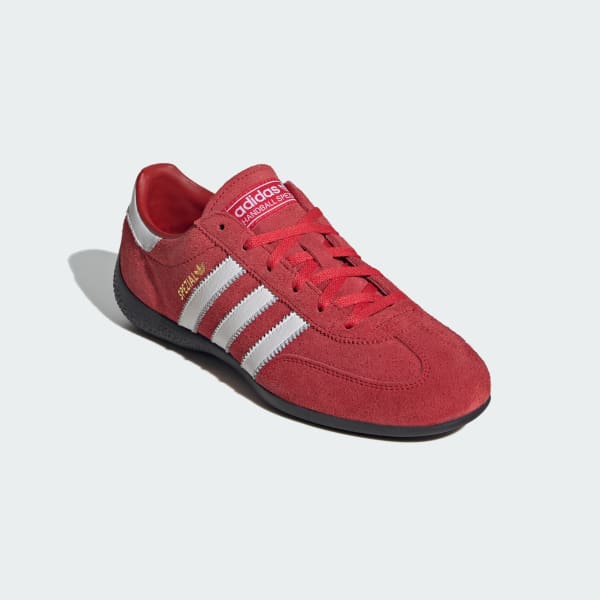 Shop Adidas Handball Spezial Lo Pro Scarlet/Putih/Emas Sneakers KJ3626