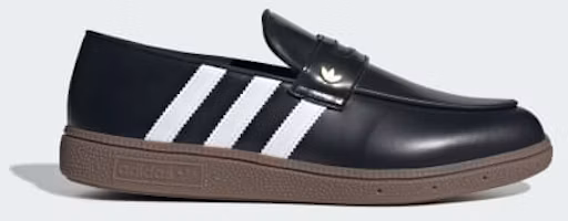 adidas Handball Spezial Loafers Core Black/Cloud White/Gold Metallic LA4186 adidas Handball Spezial Loafers Core Black/Cloud White/Gold Metallic LA4186