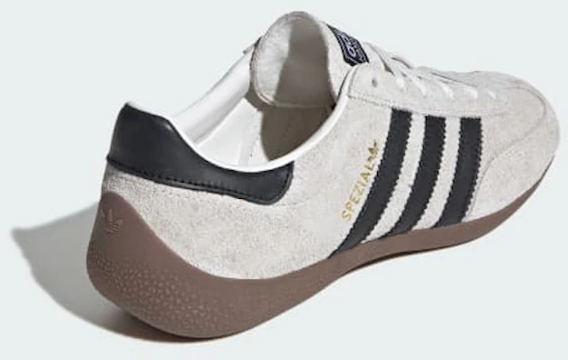 (Women) adidas Handball Spezial Low Profile Shoes Core White/Core Black/Gold Metallic KJ3628 Details for (Women) adidas Handball Spezial Low Profile Shoes Core White/Core Black/Gold Metallic KJ3628