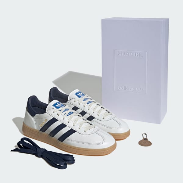 Cheap 阿迪达斯德国制造Handball Spezial 白色/深靛蓝/胶底 JR9532