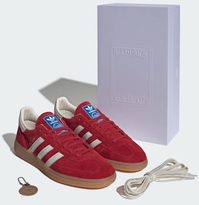 阿迪达斯 Handball Spezial 德国产 红色/米白色/生胶 M2 JR9535 Cheap 阿迪达斯 Handball Spezial 德国产 红色/米白色/生胶 M2 JR9535