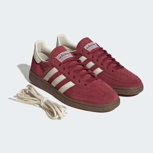 Sizing 阿迪达斯 Handball Spezial 高贵栗色/奶油白/生胶色 JR2122