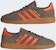 Adidas Handball Spezial Shoes Cargo Brown/Orange/Gold Metallic JR3846