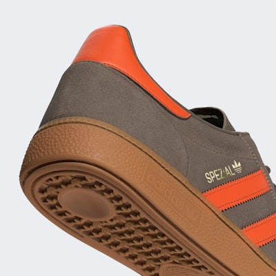 Adidas Handball Spezial Shoes Cargo Brown/Orange/Gold Metallic JR3846 2