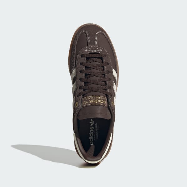 Lookbook adidas Handball Spezial Schuhe Dunkelbraun/Off White/Gummi KJ3530