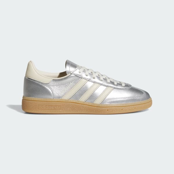 (Women) Adidas Handball Spezial Shoes Matte Silver/Cream White/Gum JS2630
